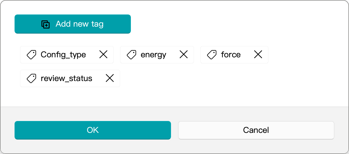 Edit Info Dialog