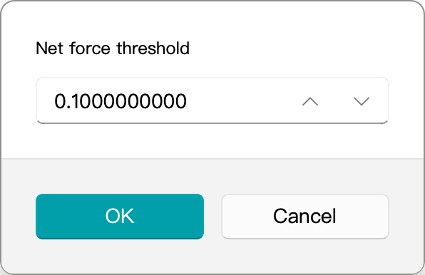 Check Net Force Dialog